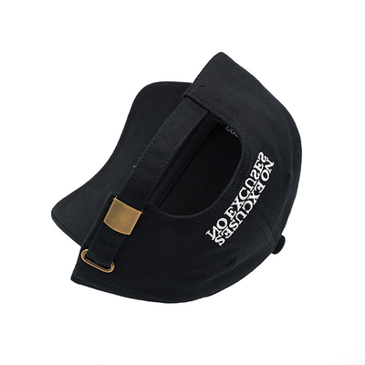 Custom Structured Baseball Cap With Cotton Sweatband And Adjustable Strap Closure