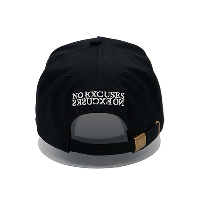 Custom Structured Baseball Cap With Cotton Sweatband And Adjustable Strap Closure