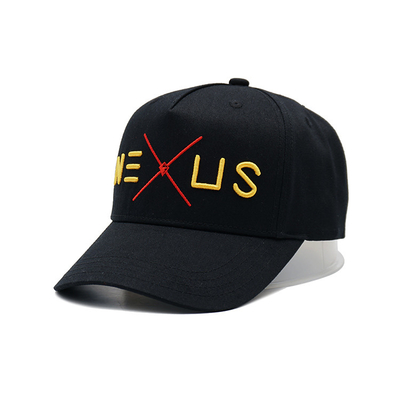 Custom Structured Baseball Cap With Cotton Sweatband And Adjustable Strap Closure