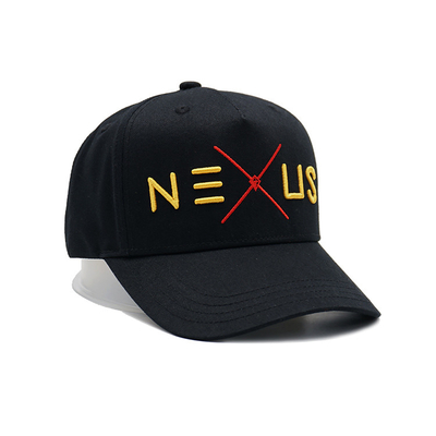 Custom Structured Baseball Cap With Cotton Sweatband And Adjustable Strap Closure