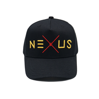 Custom Structured Baseball Cap With Cotton Sweatband And Adjustable Strap Closure