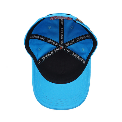 Customizable Cotton Sweatband Five Panel Baseball Cap With Adjustable Strap And Reinforced Seams