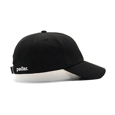 Unstructured 6 Panel Baseball Cap With Curved Visor Customize Color Constructured Front Panel