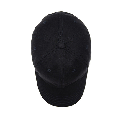 Unstructured 6 Panel Baseball Cap With Curved Visor Customize Color Constructured Front Panel