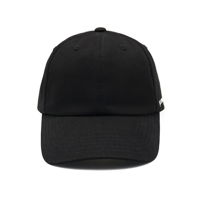 Unstructured 6 Panel Baseball Cap With Curved Visor Customize Color Constructured Front Panel