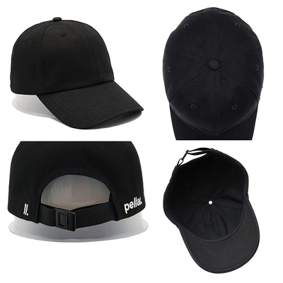 Unstructured 6 Panel Baseball Cap With Curved Visor Customize Color Constructured Front Panel