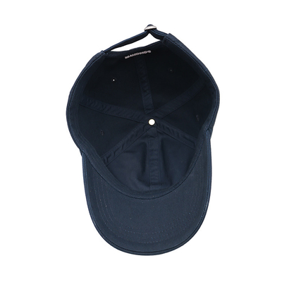 Reinforced Embroidered Logo Baseball Cap With Custom Color Seams