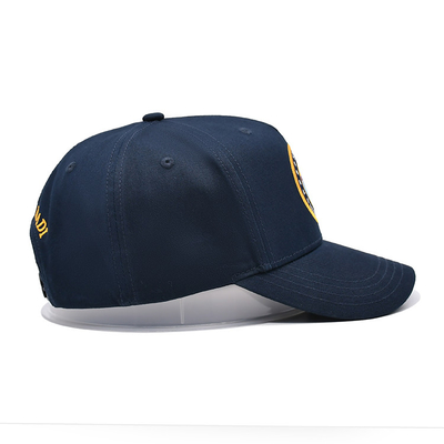 Constructed 5 Panel Baseball Cap With Matching Stitching Reinforced Seams Soft Sweatband