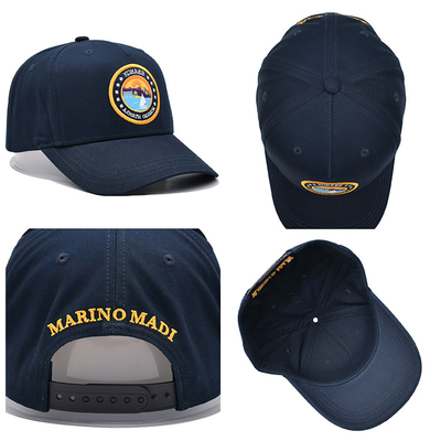 Constructed 5 Panel Baseball Cap With Matching Stitching Reinforced Seams Soft Sweatband