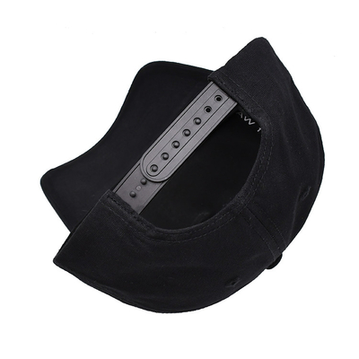 Embroidered Custom Baseball Cap With Reinforced Seams Profile Crown And Adjustable Strap