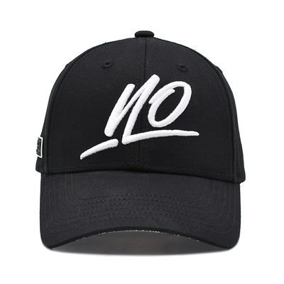 Customize Front Panel 6 Panel Constructured Baseball Cap With Embroidered Logo
