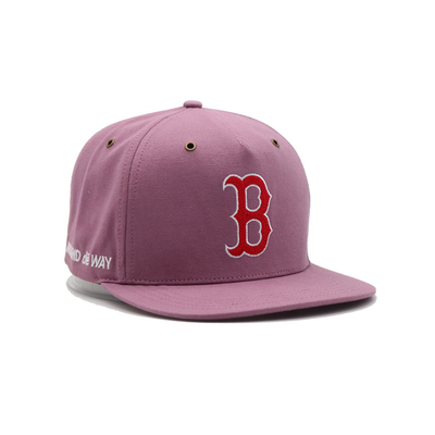 Cotton Flat Brim Snapback Hats Adjustable Baseball Cap Unisex Design