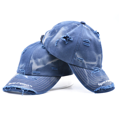 Custom Embroidered Baseball Caps Adjustable Curved Brim Cotton Unstructured Sports Dad Hats