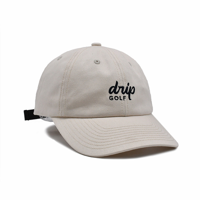 Custom Embroidered Baseball Cap With  Adjustable Strap And Metal Buckle