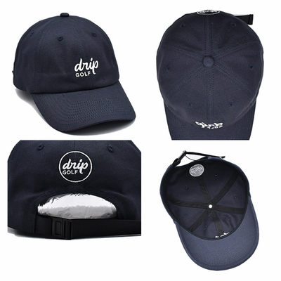 Cotton Sweatband Baseball Caps With Embroidery Eyelets For All Seasons