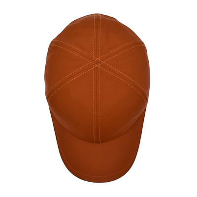 Custom Caps With Curved Brim And Adjustable Metal Buckle Closure Velcro Strap