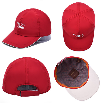Embroidered Baseball Cap With Curved Visor For Daily Wear Sublimation Lining
