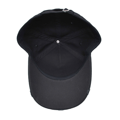 Towel Embroidered Baseball Hat With Curved Brim And Custom Metal Buckle