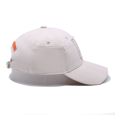 Custom Full Seasons Baseball Cap Factory White Baseball Cap With Detailed Craftsmanship