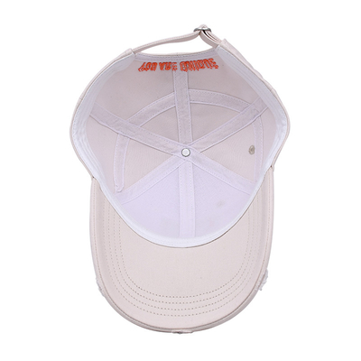Custom Full Seasons Baseball Cap Factory White Baseball Cap With Detailed Craftsmanship