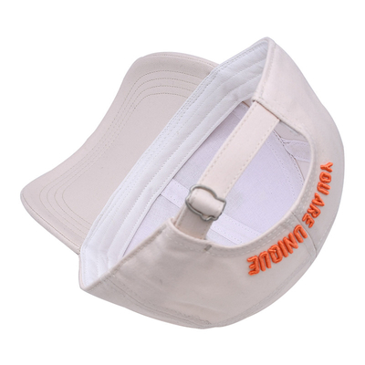 Custom Full Seasons Baseball Cap Factory White Baseball Cap With Detailed Craftsmanship