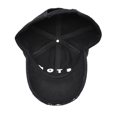 Curved Visor 6 Panel Baseball Cap Customize Your Style with Cotton With Distressed