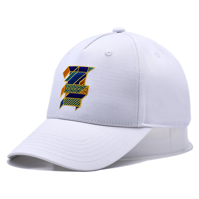 Structured Five-Panel Baseball Cap With Embroidered Logo Branding