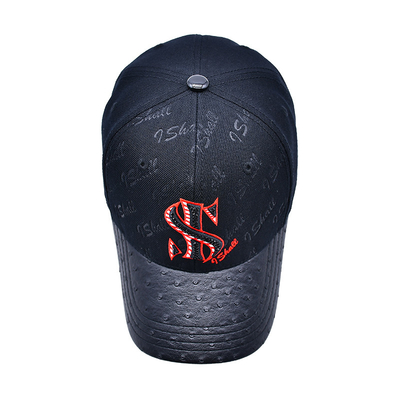 Adjustable Strap And Structured Design 6 Panel Baseball Cap For Personalization