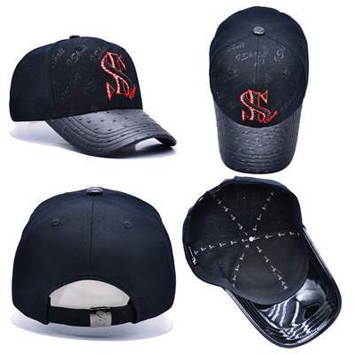 Adjustable Strap And Structured Design 6 Panel Baseball Cap For Personalization
