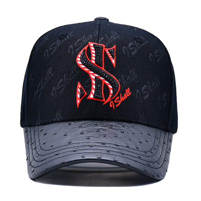 Adjustable Strap And Structured Design 6 Panel Baseball Cap For Personalization