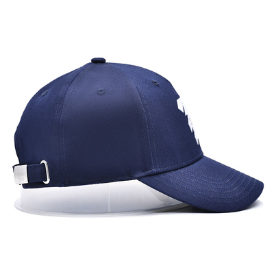 Stylish 5 Panel Baseball Cap In Cotton Fabric With Embroidered Logo And Stitching