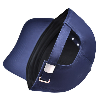Stylish 5 Panel Baseball Cap In Cotton Fabric With Embroidered Logo And Stitching