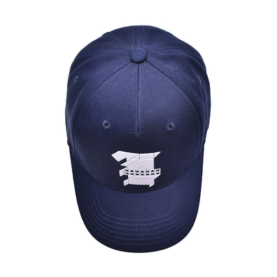 Stylish 5 Panel Baseball Cap In Cotton Fabric With Embroidered Logo And Stitching