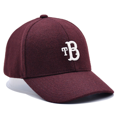 High Profile 6 Panel Baseball Cap With Adjustable Strap Closure And Cotton Sweatband
