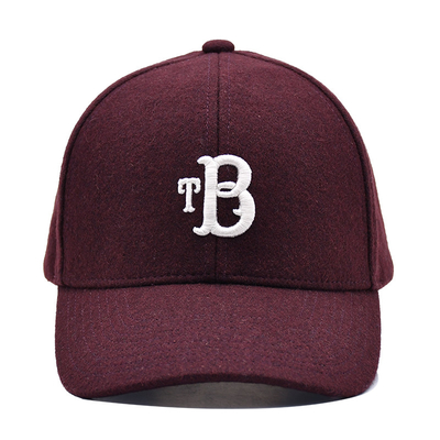 High Profile 6 Panel Baseball Cap With Adjustable Strap Closure And Cotton Sweatband