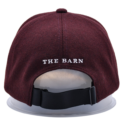 High Profile 6 Panel Baseball Cap With Adjustable Strap Closure And Cotton Sweatband