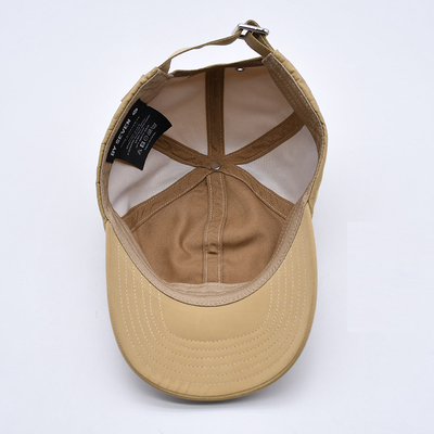 Quality Factory Professional 6 Panels Baseball Cap Manufacture With Rubber Patch
