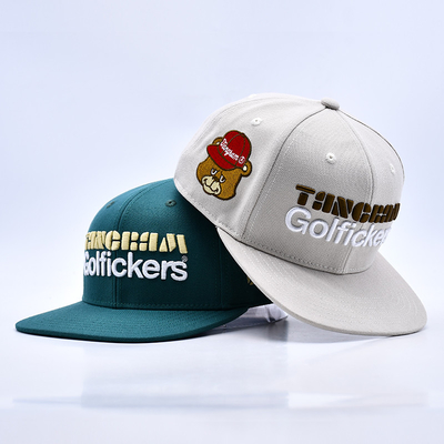 3D Embroidery Logo Stylish Quality 6 Panels Snapback Hat Hot Selling