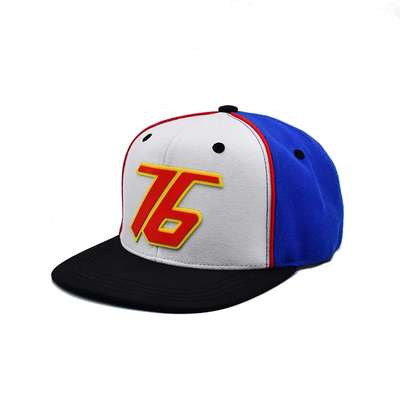Customizable Cotton Snapback Caps with Breathability and Personalized Logo Embroidery