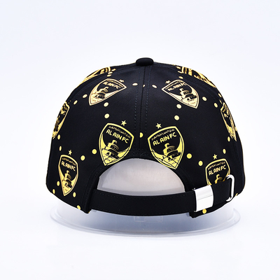 Customized screen printing Logo Unstructured 6 Panel Baseball Cap With Curved Visor