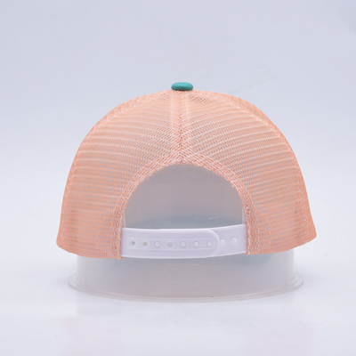 factory price Six Panel Constructured  Trucker Baseball Cap Match The Fabric Color