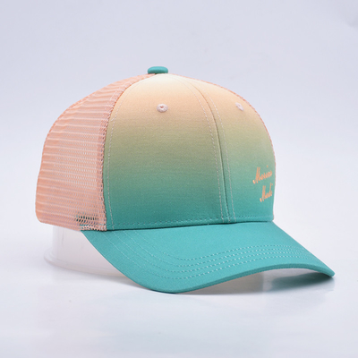 factory price Six Panel Constructured  Trucker Baseball Cap Match The Fabric Color