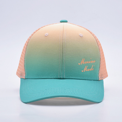 factory price Six Panel Constructured  Trucker Baseball Cap Match The Fabric Color