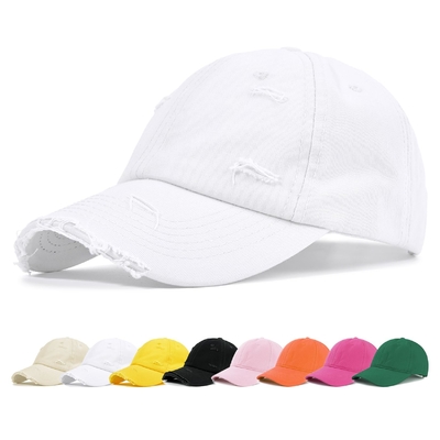 Solid color 6-piece baseball cap to meet the needs of different customers