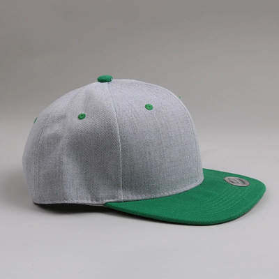 Large Size Leisure Hats Leisure 6 Panel Flat Brim Snapback Cap for Outdoor Activities