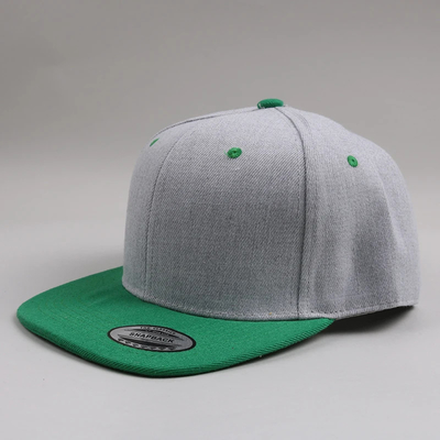 Large Size Leisure Hats Leisure 6 Panel Flat Brim Snapback Cap for Outdoor Activities