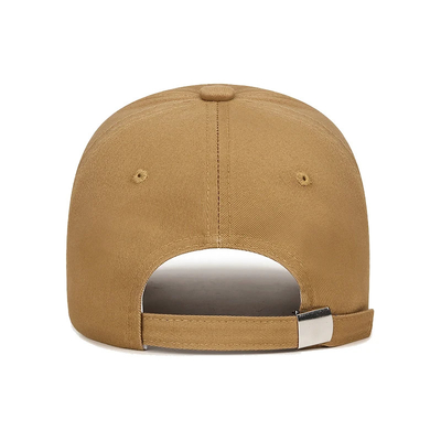 Fashion Khaki Outdoor Hat 6 Curved Visor Panel Baseball Cap With Lower Price