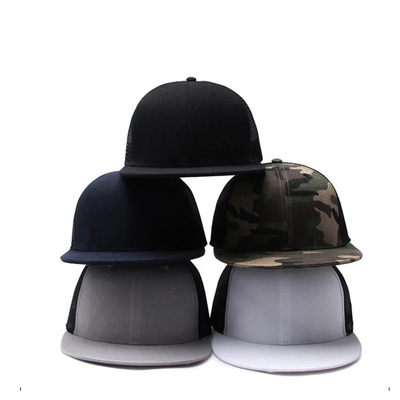 Unisex Mesh Trucker Cap with Embroidered Logo And Inner Tape Printing