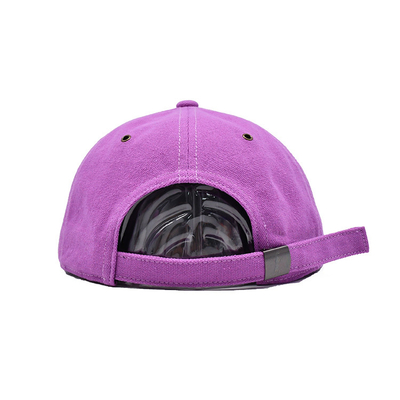 Customized Pink 6 Panel Snapback Cap with Flat Visor And 3D Embroidery Logo