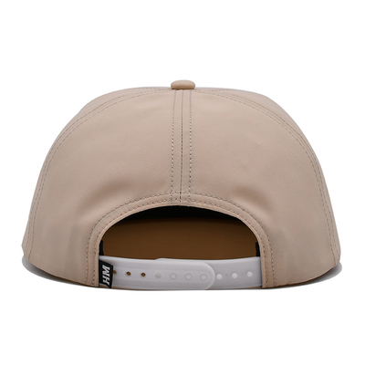 Breathable Lightweight Snapback Caps with Plastic Closure And Embroidery Patch